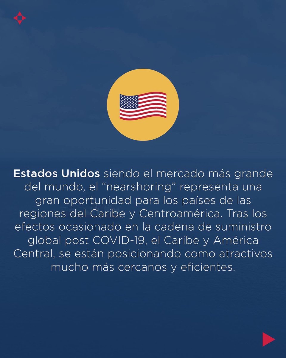 DRTradeLCS's tweet photo. El nearshoring ha tomado una mayor importancia en estos tiempos de pandemia, este proceso ha traído consigo una serie de beneficios para países vecinos de Estados Unidos que se encuentran en puntos estratégicos, mejorando records de exportaciones y posicionamiento internacional. https://t.co/FH3u78PjYG