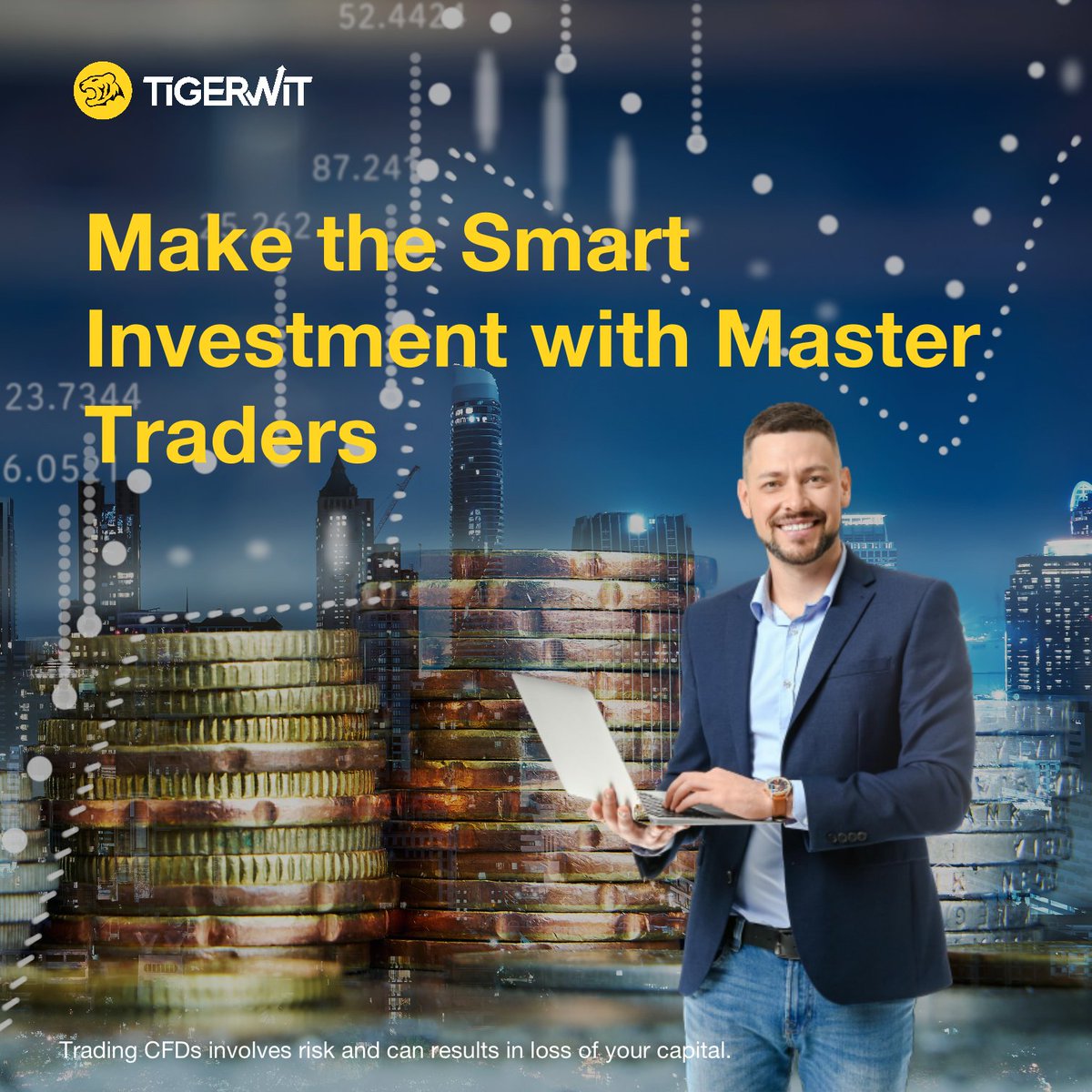 TigerWitGlobal's tweet photo. Our exclusive Copy Trading system allows you to browse the trade history of Master Traders, see their profitability and, learn more about their style BEFORE you choose to follow them.
Learn more about our Master Traders today: https://t.co/1utj1mUo6n
#tigerwit #copytrading https://t.co/viRGGOe97b