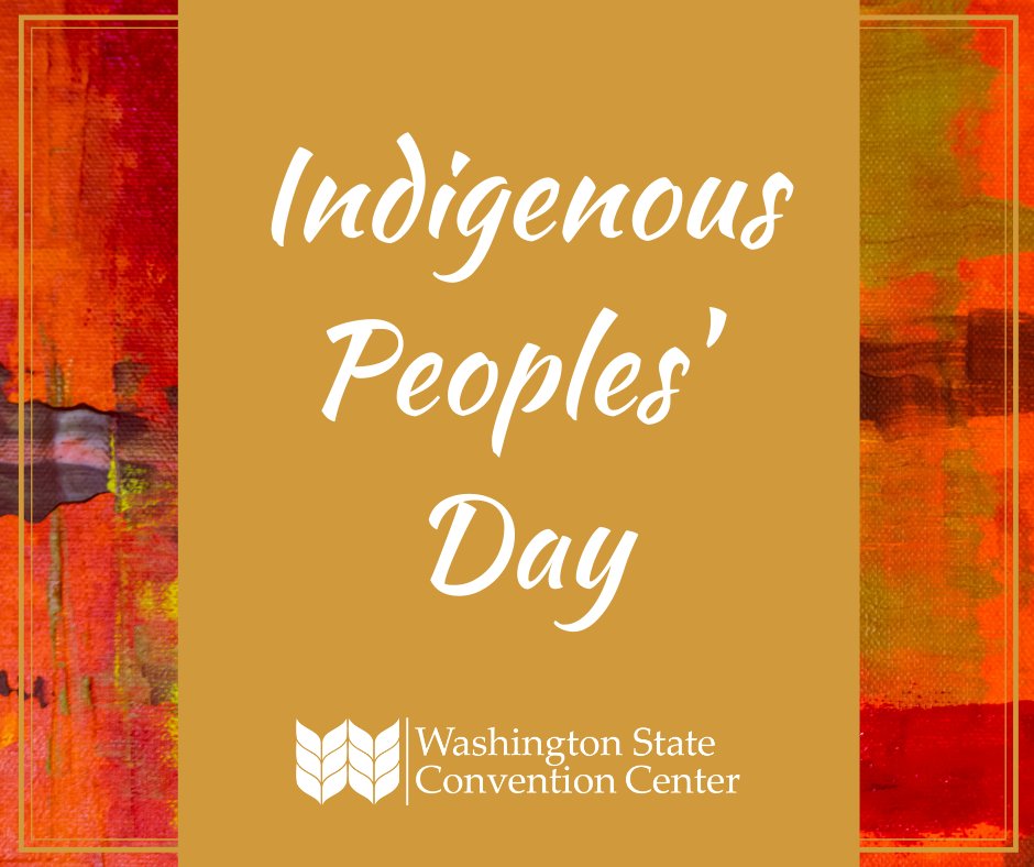 Today we celebrate the people who first called this region home. We honor their place in and contributions to Washington State history.

#IndigenousPeoplesDay2021