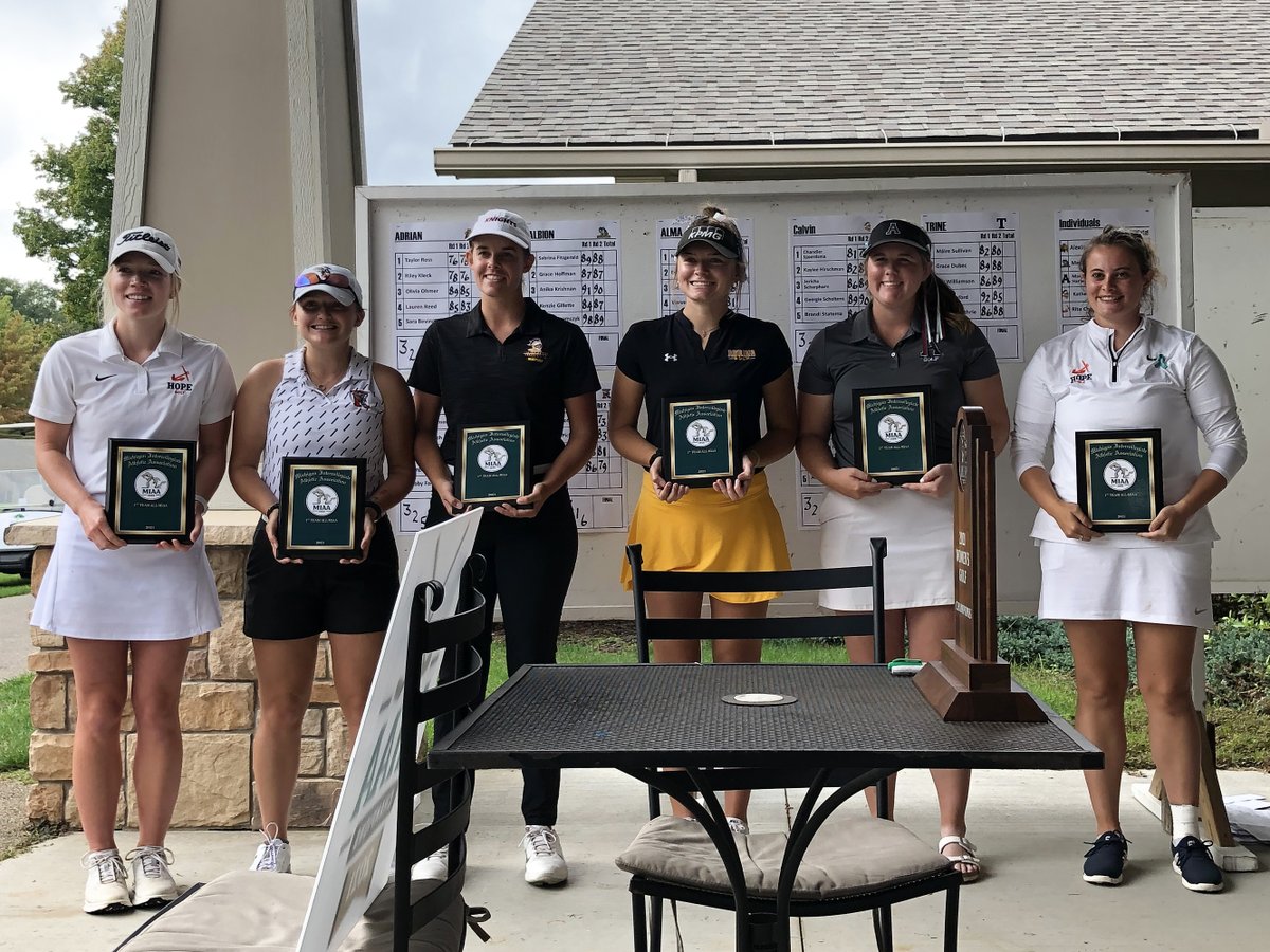 AlmaScots's tweet photo. Morgan Yates named to the 2021 Women's Golf All-MIAA First Team 👏🏼 https://t.co/q5s7qLQeWq
