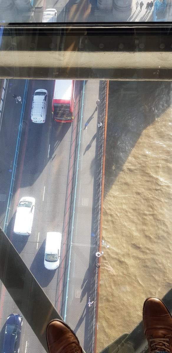 London is busy over Tower Bridge