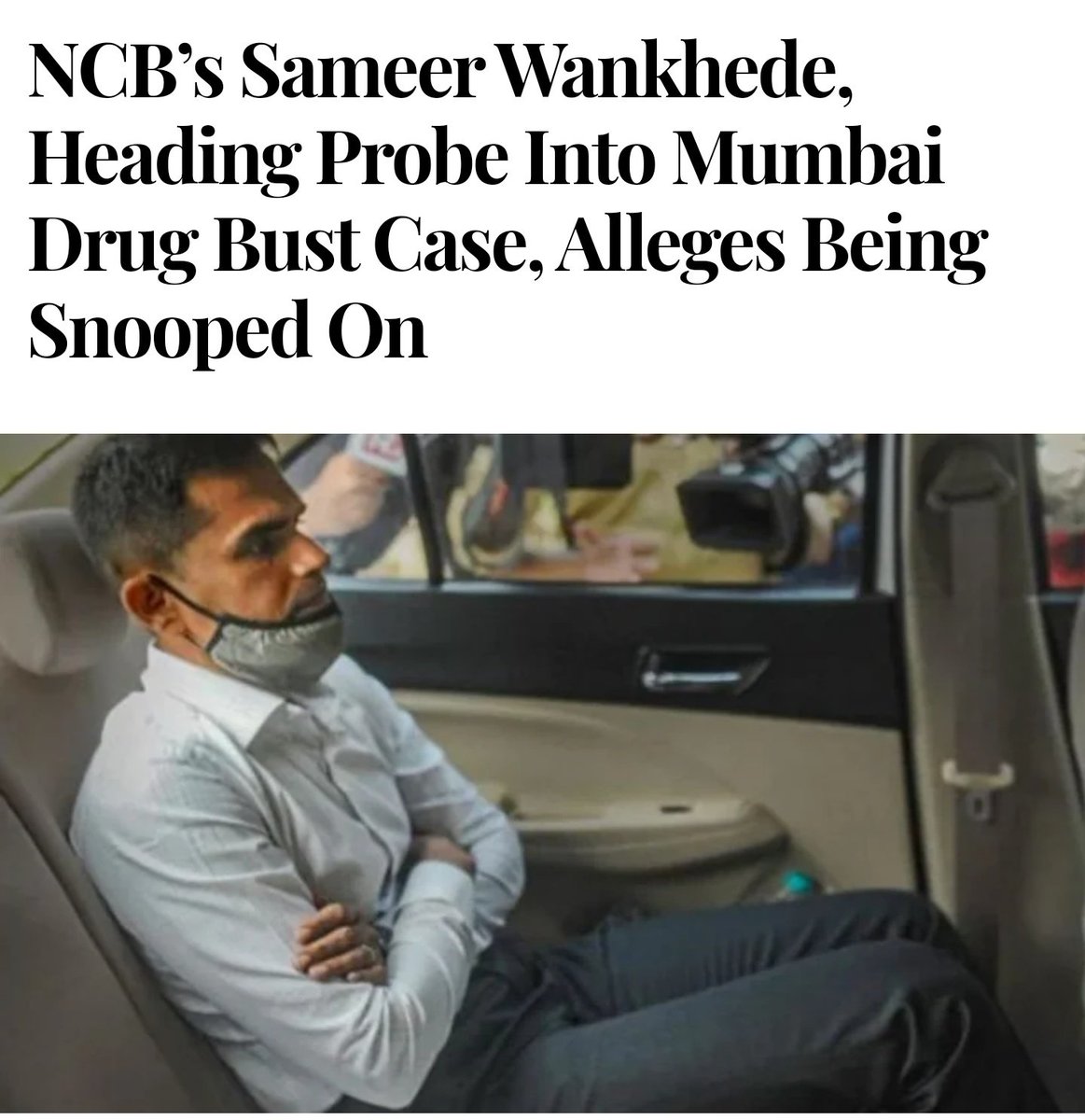 Sameer Wankhede files a complaint. In his complaint said he has come across several people who were following his movements'. Z Plus security must be sought for braveheart Sameer Wankhede sir @PMOIndia @HMOIndia @JPNadda. Incredibly Optimistic Sushant