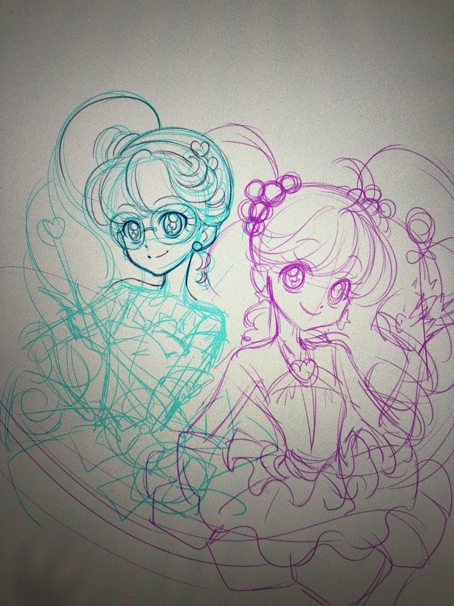 あさりちゃんがトレンドに 前にラフ描いたままデータがとこかに行ってしまった未完成 だらっちmax ジョー Okada8周年のイラスト