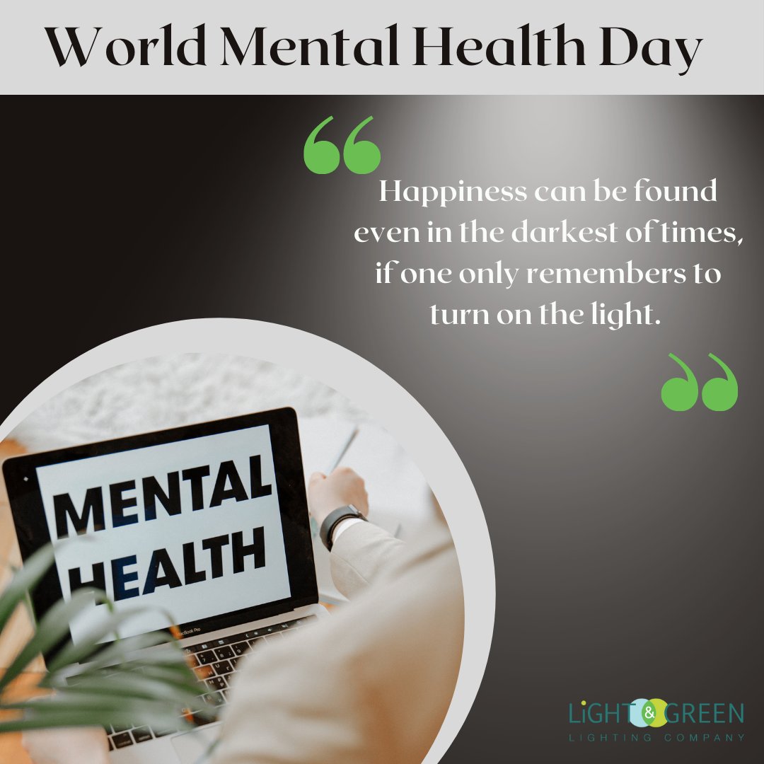 lightandgreen's tweet photo. Taking part in #WorldMentalHealthDay means spreading #positivethinking and #kindness.

Check out how we celebrated this day at our offices through the following link:
https://t.co/mSxCl7UOB7

#mentalhealthawareness #MentalHealthMatters https://t.co/UQuQPoq8lt