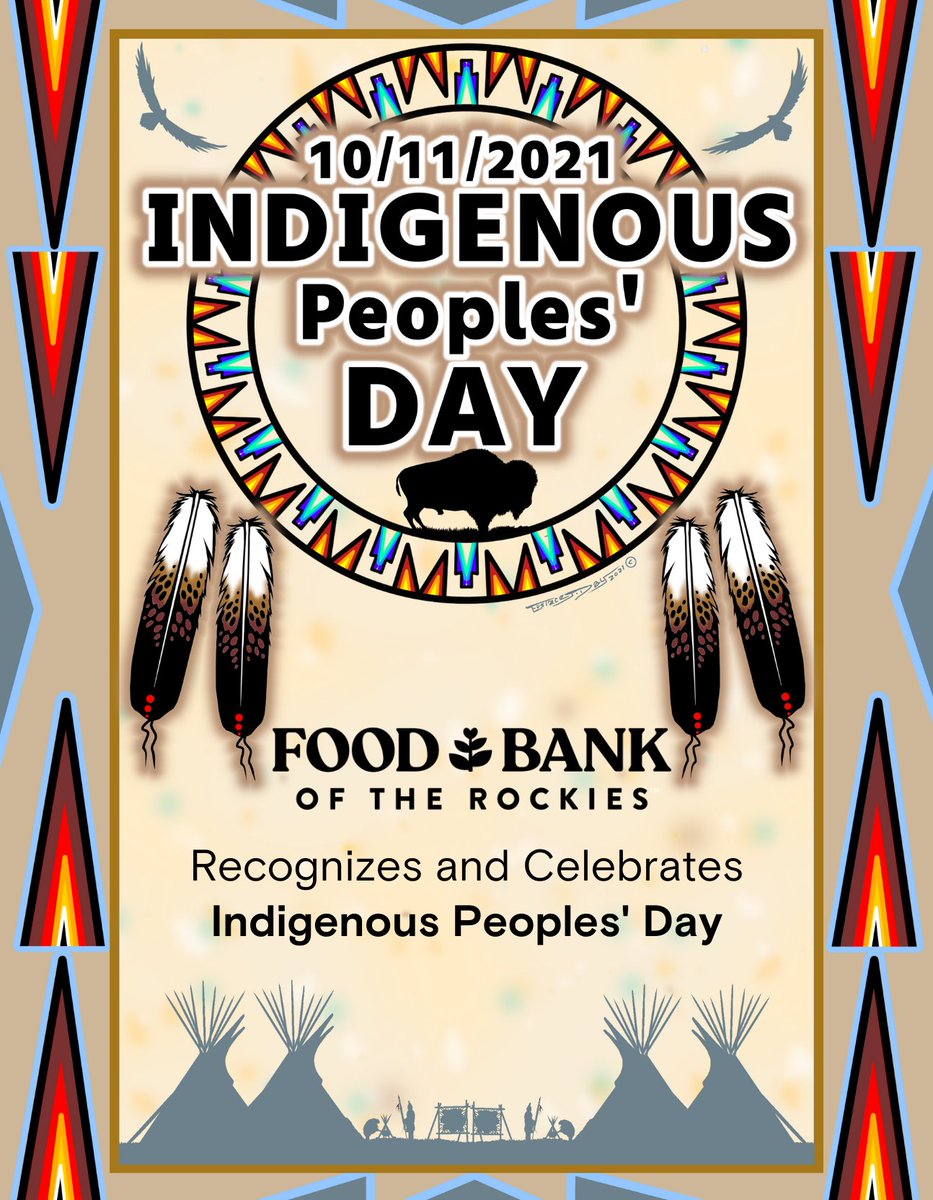 FoodBankRockies's tweet photo. Food is a big part of the culture & traditions of Indigenous people. With help from members of the Northern Arapaho & Eastern Shoshone tribes, @FoodBankRockies is working to expand food access for people across the #WindRiverReservation. Art by Eustace Day, #EasternShoshoneTribe https://t.co/0bTG6h00ip