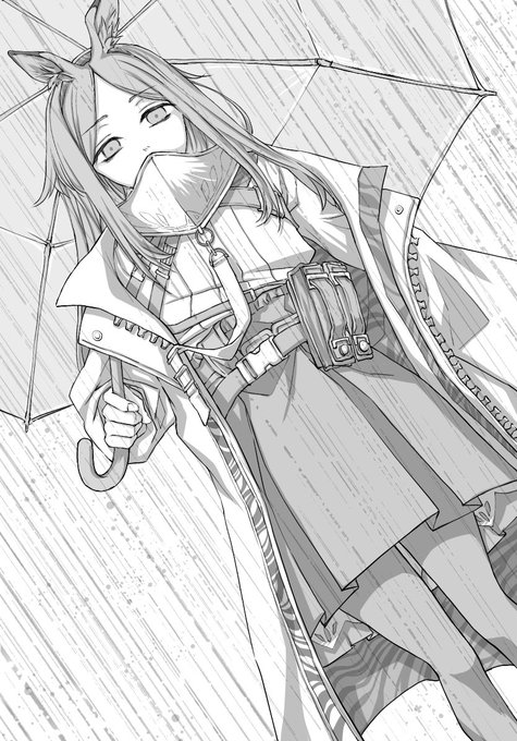 グレスケヘビーレイン
#アークナイツ 