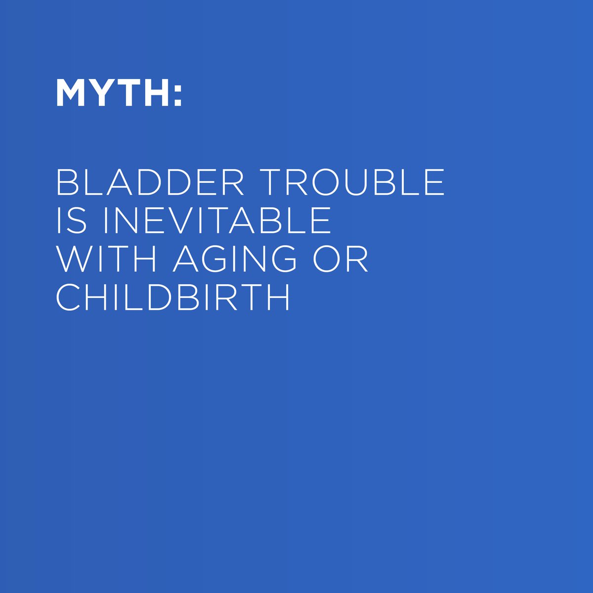IowaUrology's tweet photo. We’re here to set the record straight regarding common assumptions about #incontinence! https://t.co/otuUs9Fd0I