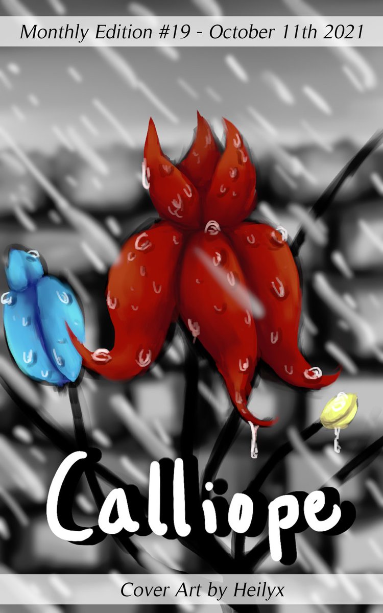mister_spaceman's tweet photo. Monthly Edition! With cover art and a short story by Heilyx, reviews by Hexigate and an author segment with Marty!
https://t.co/BkTF4aj8g1

#CalliopeMagazine #magazine #webcomics #webnovels #tapas #collaboration https://t.co/g2380nBfFB