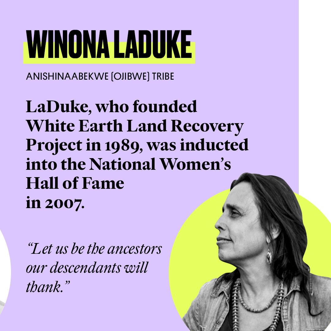 Know these names: These are just some of the Native women who have made history in the 20th and 21st centuries.

Native women have led for hundreds of years—but you wouldn't know it from what American public schools are teaching.⁠⁠ #IndigenousPeoplesDay2021