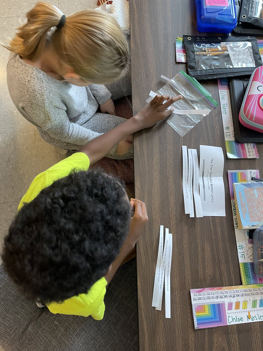 mrs__gardner's tweet photo. Exploring our national anthem and testing our memory!🇺🇸 https://t.co/YNnuzEdeon