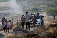 #Palestinian students are not like any other students who just have trouble studying, but they also struggle with the constant assaults that they get by the #Israeli occupation forces every day on their way to school, even though they're totally harmless.
#Palestine #BDS