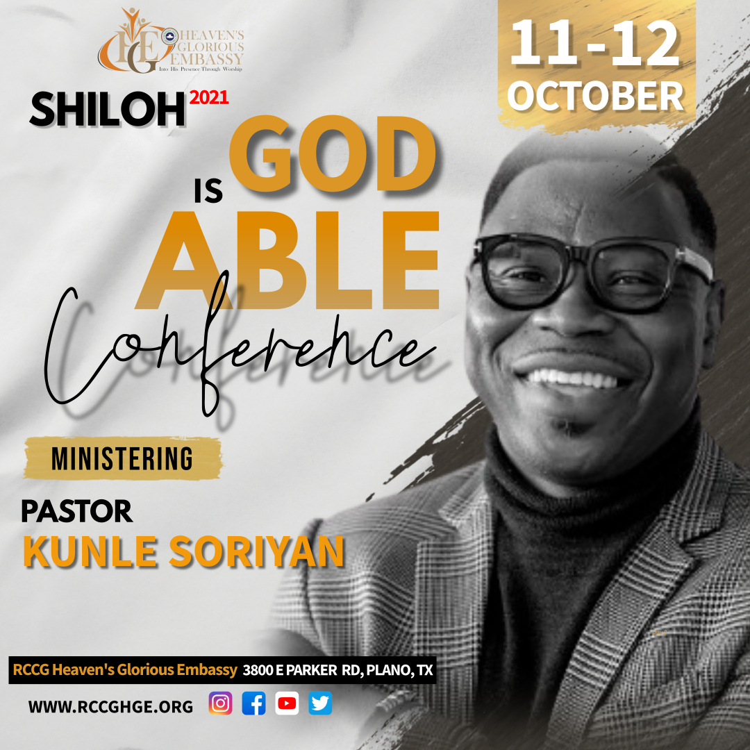 HgeRccg's tweet photo. Heavens Glorious Embassy is inviting you to an experience with King of kings at Shiloh 2021 Conference
#churchconference #church #conference #jesus #godisgood #christian #instapray #god #rccghge #nexthge #rccgworldwide #shiloh2021 #amen #churchevent #african #hgeshiloh2021 https://t.co/DAL847AKE8