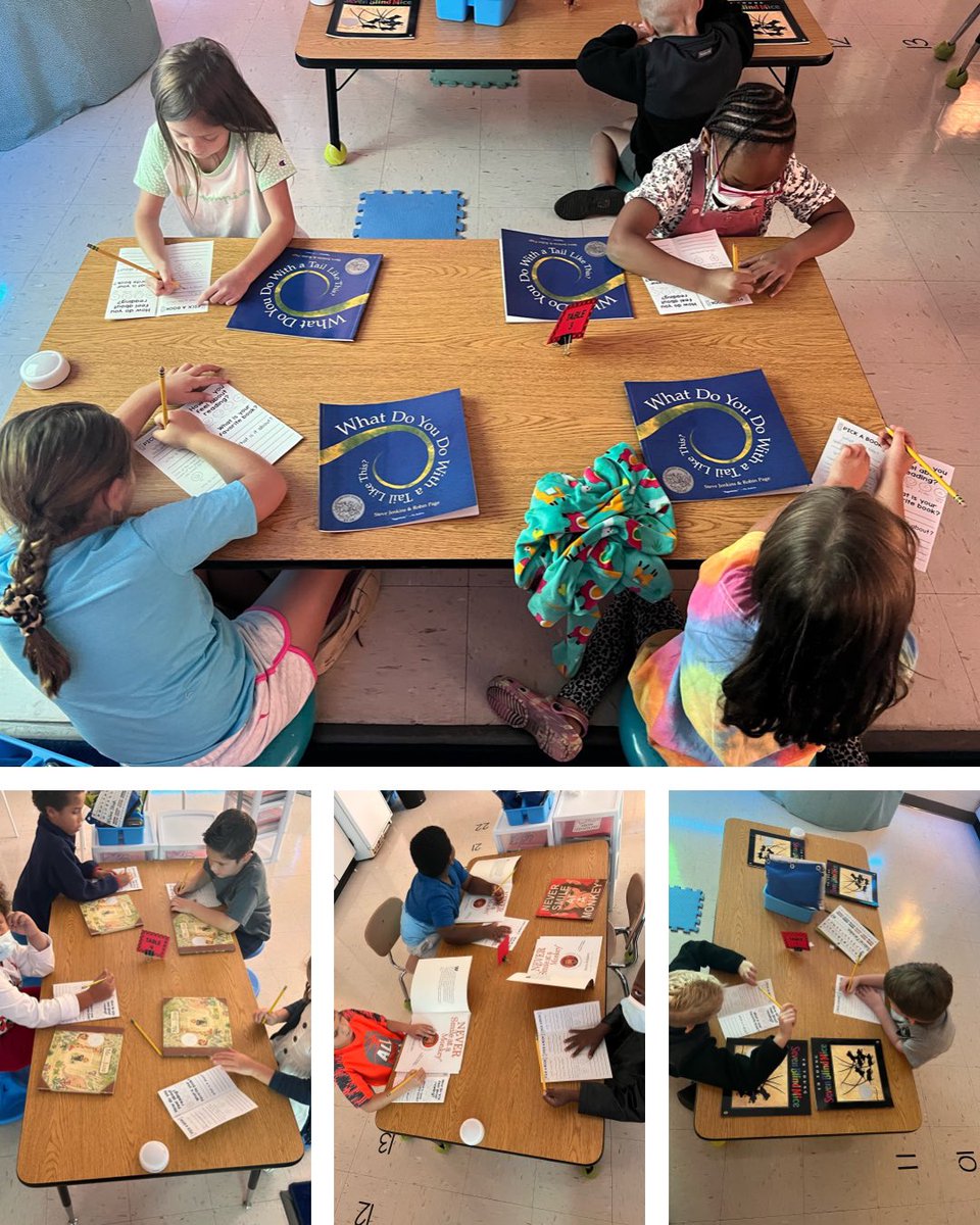 Started Wit &amp; Wisdom Module 2 with a book tasting! We even had a fun animal themed snack. We’re so excited to learn about creature features! <a href="/madcreek1/">Madison Creek</a> @co_sumner <a href="/WitWisdomELA/">Wit & Wisdom English</a> #firstgrade #witandwisdom