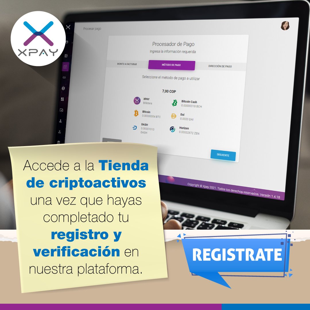 XpayCash's tweet image. #Xpay | #ComprarCriptos es fácil y seguro a través de nuestra #PasarelaDePagos