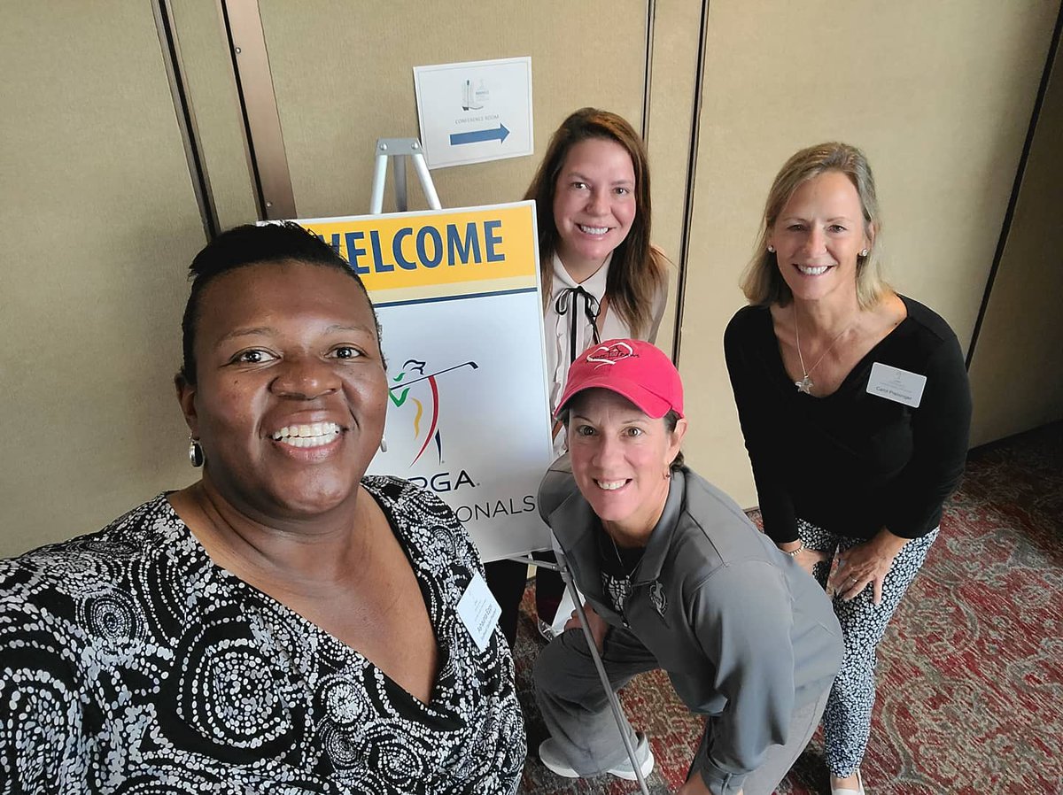 AshauntaGolfPro's tweet photo. Pleasure to meet &amp; give the introduction of a fellow #southcarolinanative and #scgamecocks as the Keynote for the @LPGA_Pros National Summit, @Machenlynn 🌟 She's known as the #jerrymaquire of country music. The shoes! 💃🏾

#GolfRoadWarrior #lpganationalsummit #LPGAProfessionals https://t.co/8P9uR3p5Rw