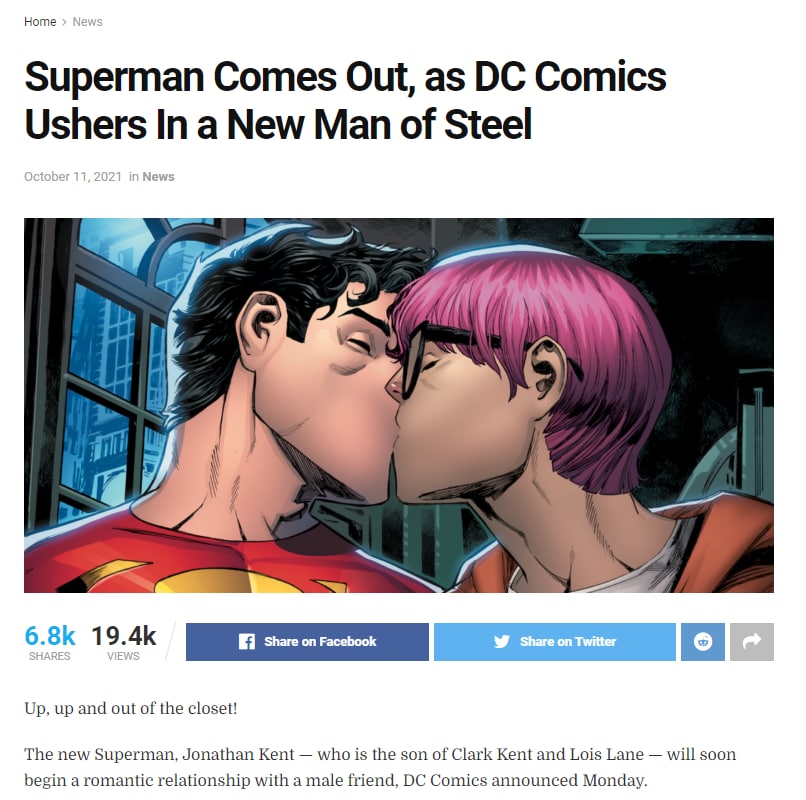 Comics are gay