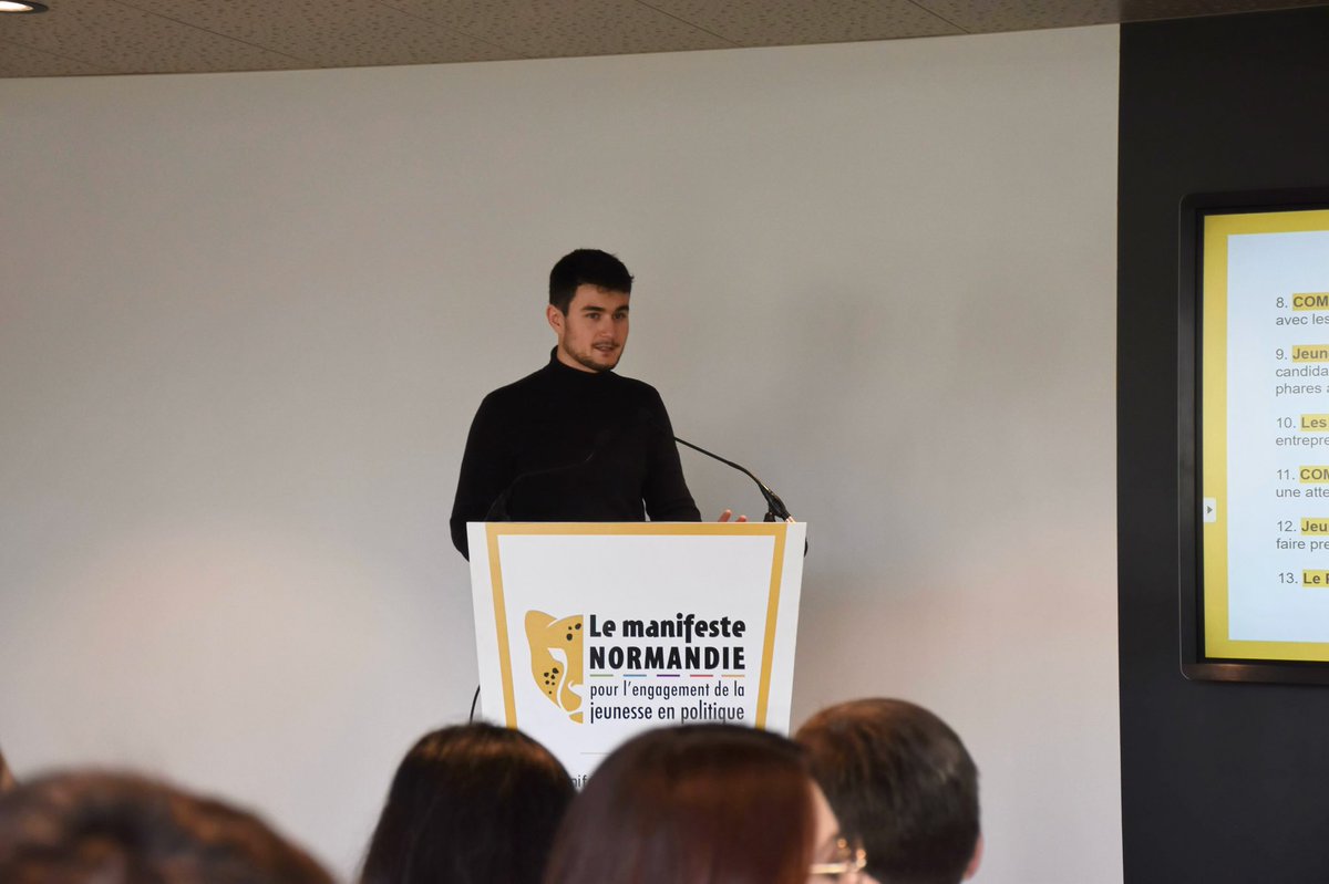 yannfeurte's tweet photo. #Jeunesse | Comment inciter les jeunes à s’intéresser à la vie publique ? 

👉1 #ManifesteNormandieJeunes avec 10 actions pour rencontrer, écouter, informer et redonner confiance aux jeunes. Ensemble, donnons-nous la possibilité d’être acteur de notre avenir. #Presidentielle2022 https://t.co/5bKY9lR7Ly