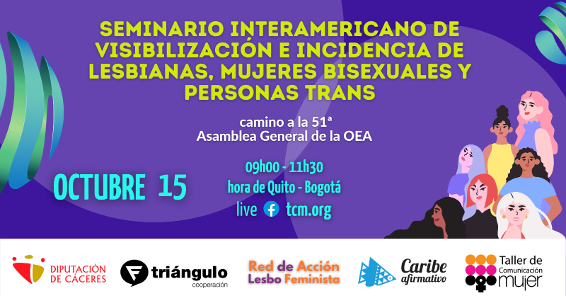 TCMujer's tweet photo. Este viernes 15 de octubre transmitiremos este Seminario Interamericano. Para más información, sigue nuestras redes sociales en Facebook, Twitter e Instagram. https://t.co/Y6OYl4Fzvo