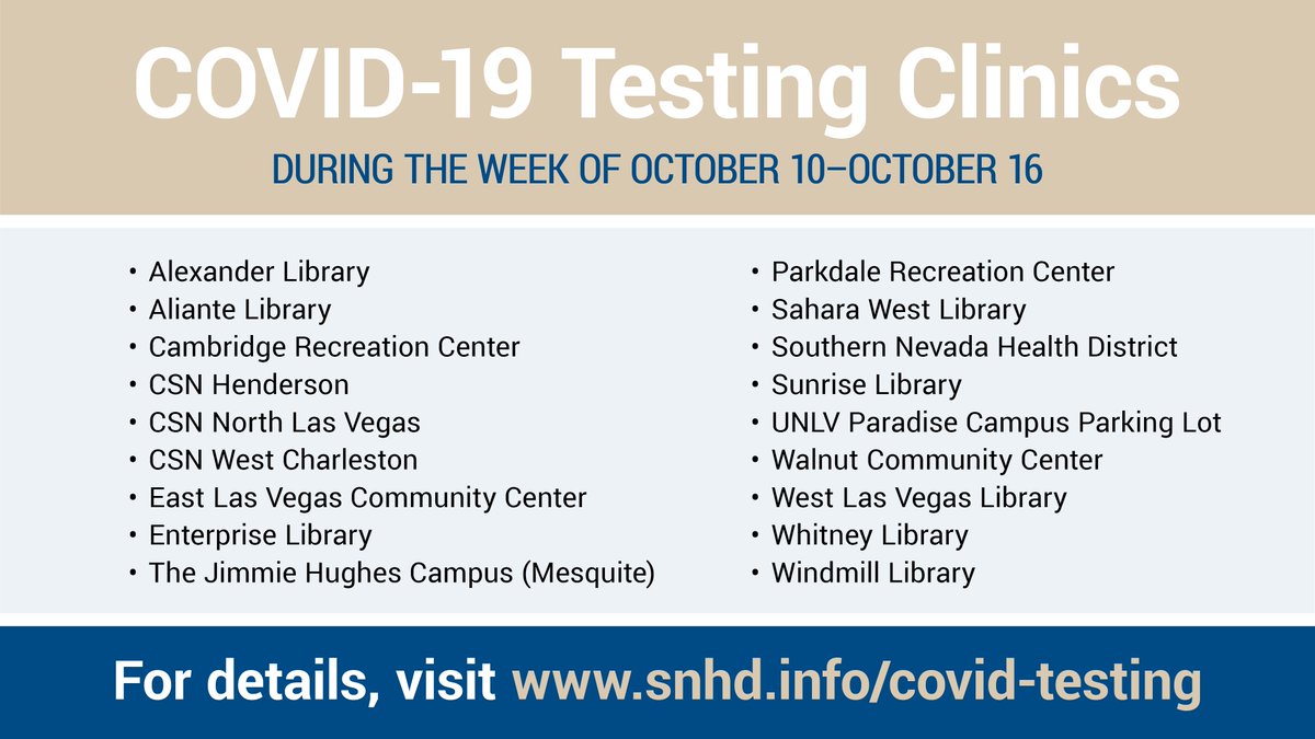 Check our COVID-19 calendar for updated #COVID19 testing sites at j.mp/2KUqVhK. Get tested for COVID-19 if you have symptoms or have been in contact with someone who has #COVID19.