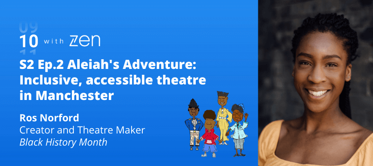 ZenEducate's tweet photo. #10withZen podcast 🎧

Listen to or read our conversation with @AleiahsA creator @RosNorford: https://t.co/dOp84Mq3Ik

✅ Integrating #BSL into KS2 theatre
✅ Celebrating history and diversity in the #NorthWest during #BlackHistoryMonth 
✅ The benefits of visual vernacular https://t.co/wjNeQMktiB