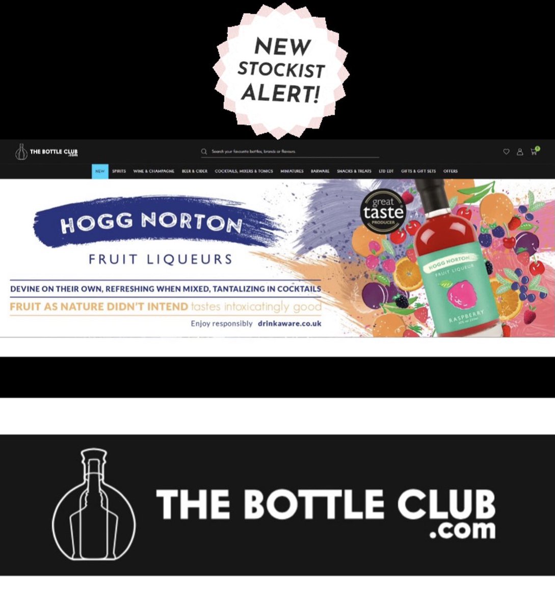 We have had an exciting but busy few weeks and it’s been worth it!! Just seen our advert on our new stockist - The Bottle Club website!!

#thebottleclub #newstockist #hoggnorton #fruitliqueur