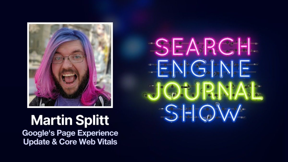 sejournal's tweet image. Number 5: Martin Splitt
Google's page experience update & CWV were a hot topic. (Not surprising. Our State of SEO Report said the same thing.) Loren's interview with Google's Martin Splitt on the topic was this month's 5th most popular video.
bit.ly/3BsV0ur