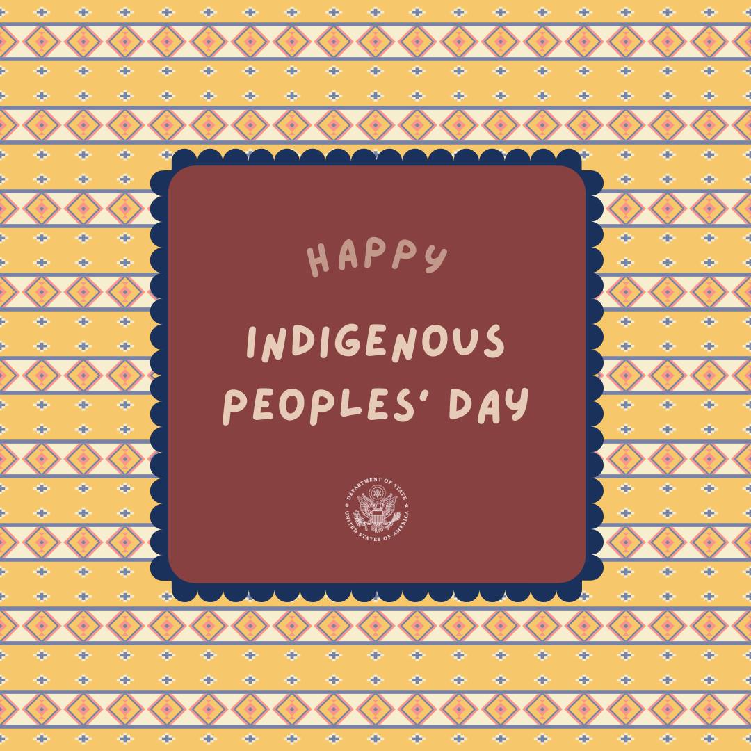 Happy Indigenous Peoples' Day from the FLEX Alumni Program!

#FLEXAlumni #ExchangeOurWorld