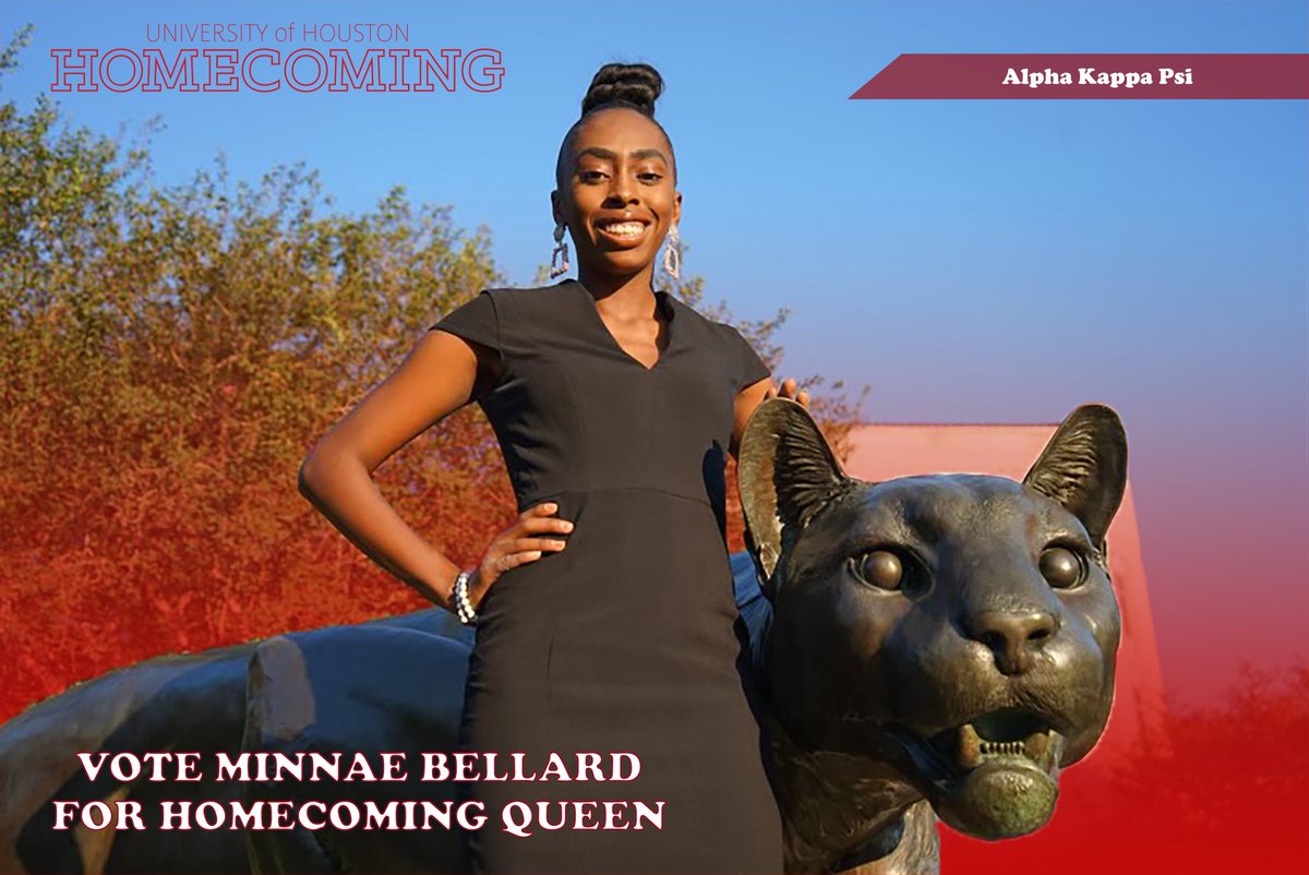 Homecoming Court voting has officially opened today and will end this Friday. Make sure you vote for our Vice President of Finance, Minnae Bellard, for Homecoming Queen! 

Click the link in our bio to vote now! <a href="/daatsnae_/">Minnaé</a>
