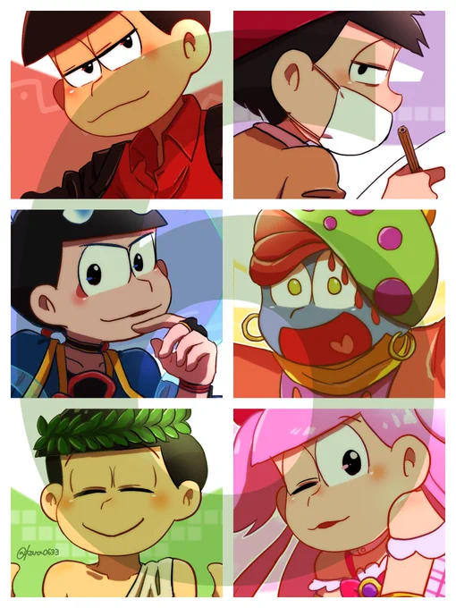 #おそ松6周年だって早いね改めておめでとうございます6つ子に出会えて良かった!! 