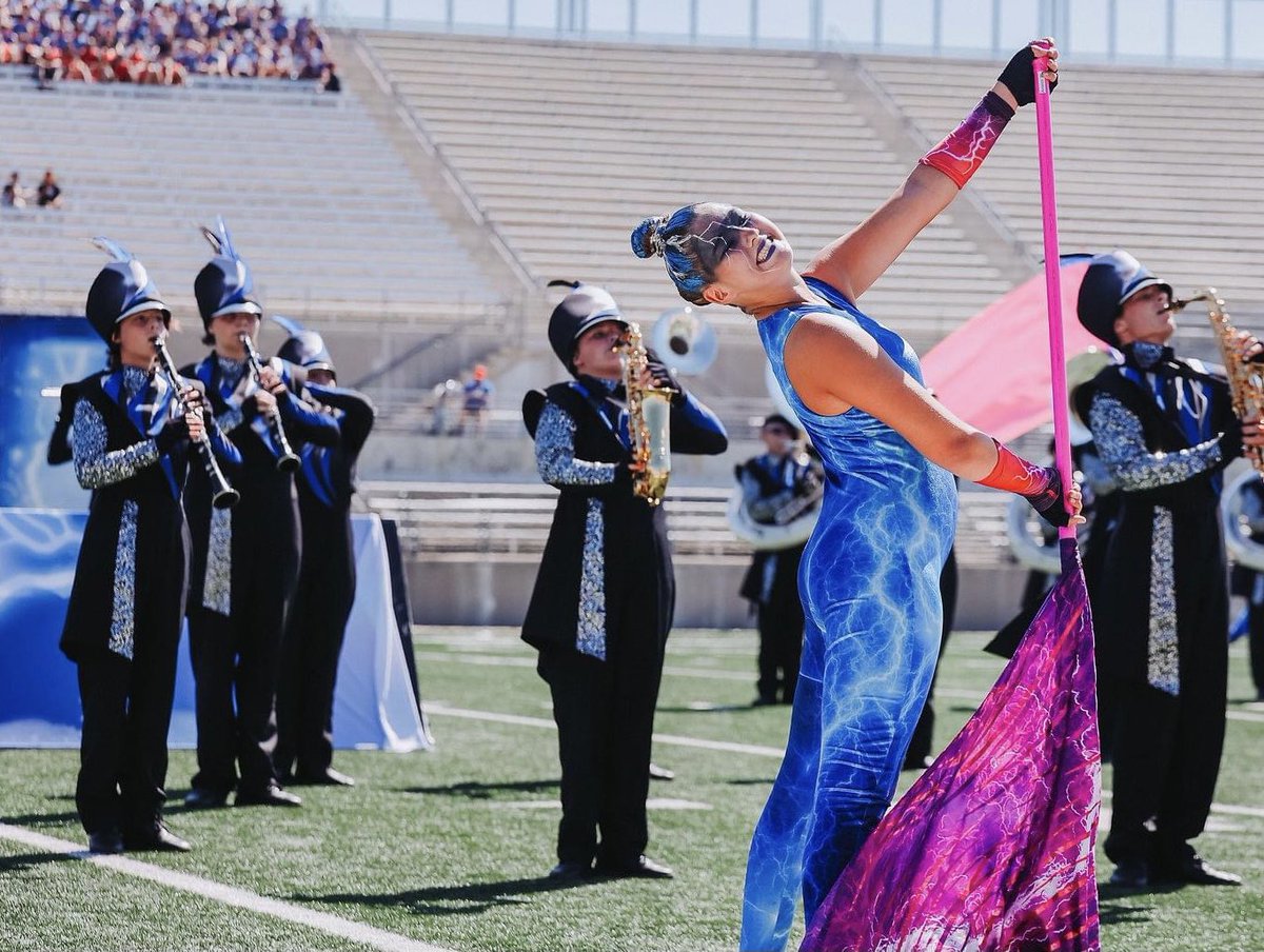 That’s how you end it!!!  ‘Electrifying’ performances at TMC…and 2021 TMC FINALISTS!!! <a href="/gthscolorguard/">GT HS Colorguard</a> @GHSEagleBand <a href="/CCDCostuming/">Creative Costuming</a> @georgetownisd <a href="/GeorgetownHS/">Georgetown HS</a> <a href="/GISDFineArts/">GISD Fine Arts</a> #efnd #wattscurrent #texasmarchingclassic #finalists