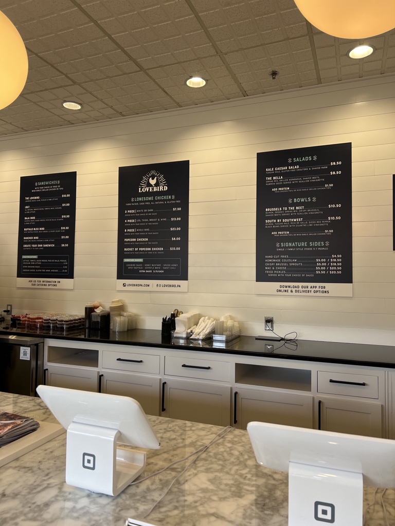 Lovebird in Fairfield is open!