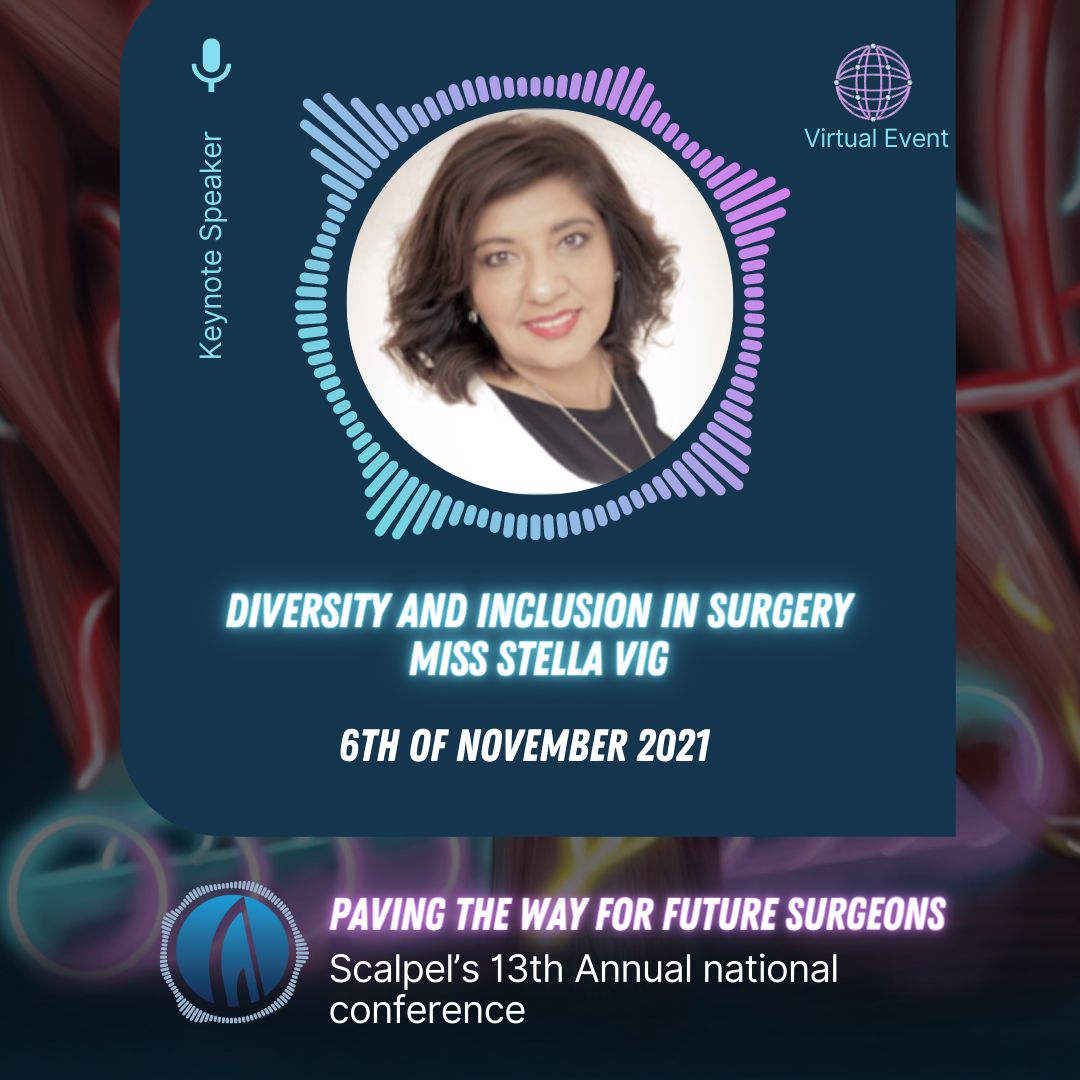 scalpelsurgical's tweet photo. We are pleased and honoured to announce our afternoon keynotes, Miss Stella Vig and Professor Manish Chand, for Scalpel's 13th National Virtual Conference. We are excited to hear their talks which will undoubtedly inspire our delegates! 

Don't miss out and get your tickets! https://t.co/qwgKaIGyDT
