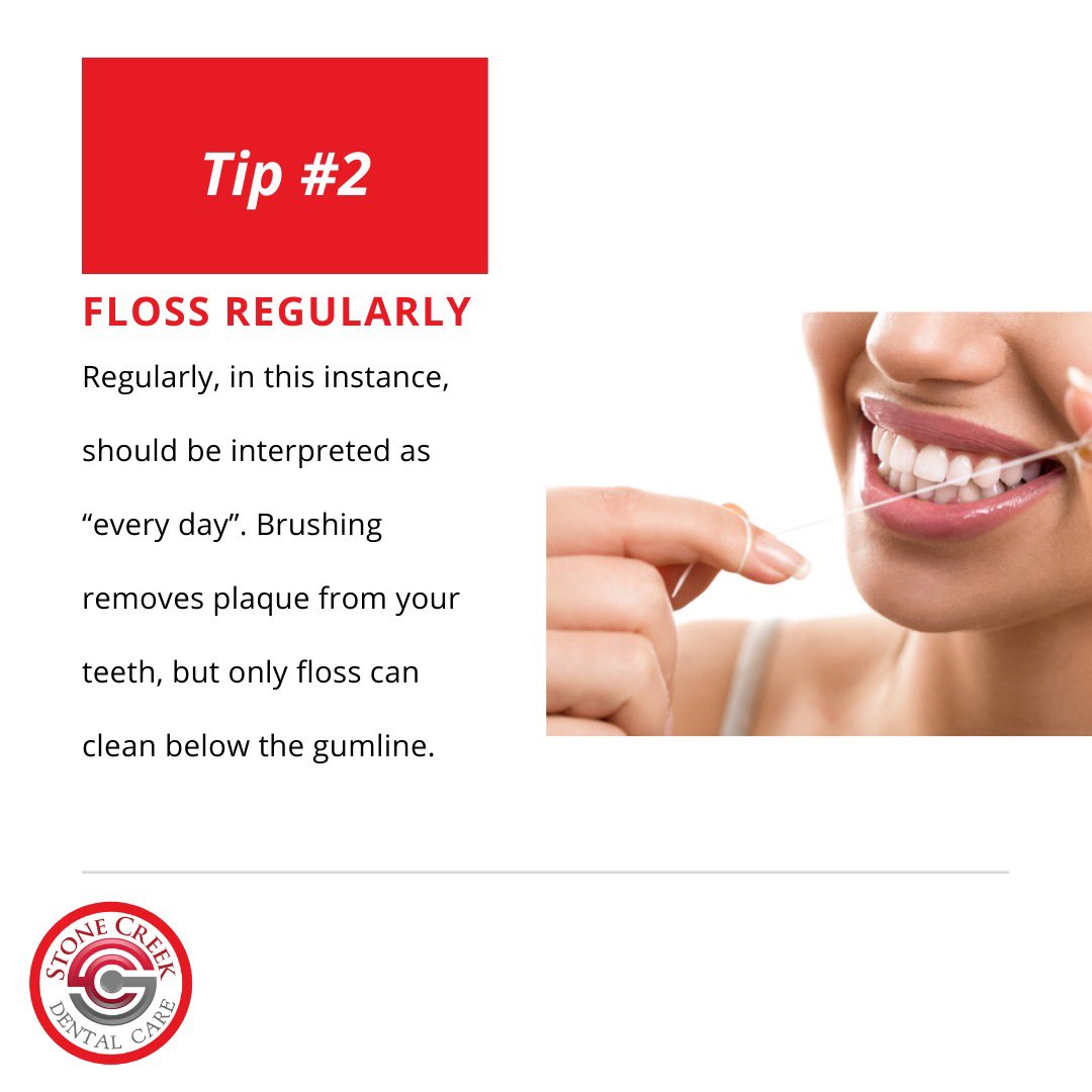 stonecrk_dental's tweet photo. 🦷Check out these Clean Teeth Tips🦷

We share these with you in honor of #NationalDentalHygieneMonth https://t.co/ZJzGZ8TntK