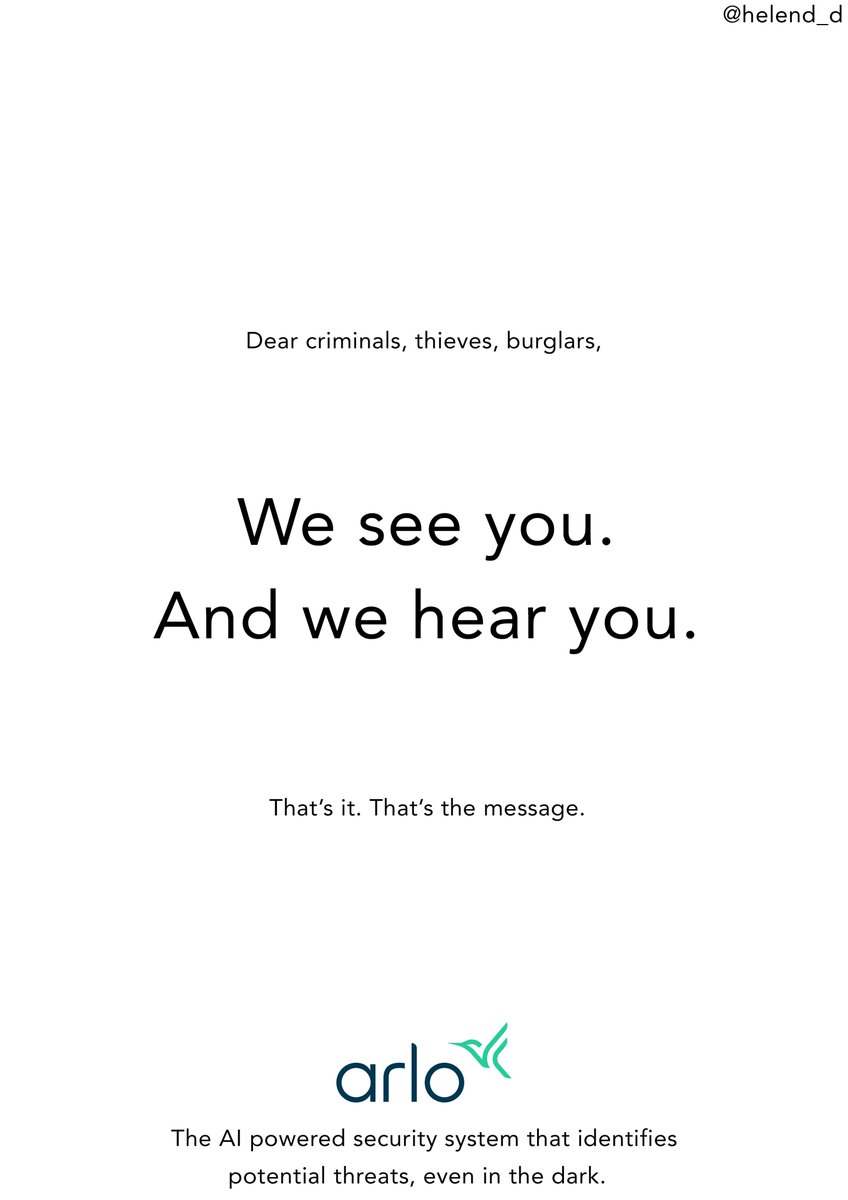 helend_d's tweet photo. Another quick go for today's @OneMinuteBriefs 

 @ArloEU 
 #DarkerNightsNeedArlo https://t.co/VgFN5wzkWI