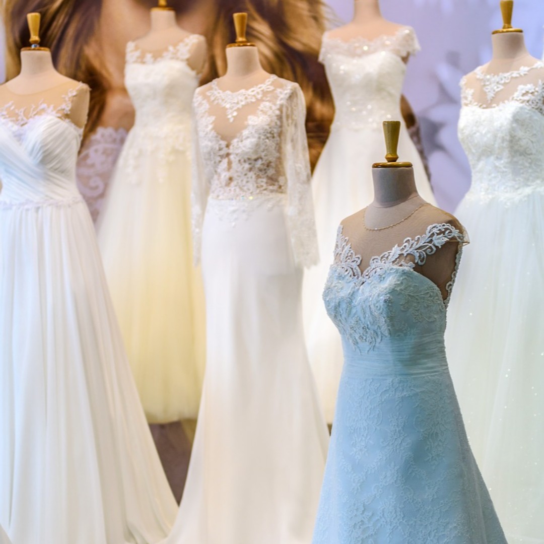 When shopping for your wedding gown remember that wedding dress sizes usually run 1 – 2 sizes smaller than street clothes. Don’t get hung up on the number.  #weddinggownCPR
