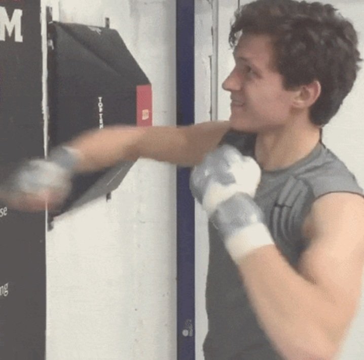 tom holland boxing.