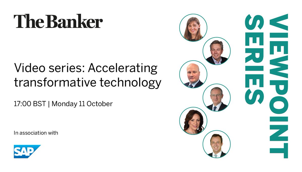 **Now Live** <a href="/Kimber_long/">Kimberley Long</a> talks to <a href="/FalkRieker/">Falk Rieker</a>, Gavin Maclean, Stuart Tait, Liba Saiovici and <a href="/JanBellens/">Jan Bellens</a> about how banks are making use of technology, adapting to changing payments methods and fighting cyber risks. In association with <a href="/SAPBanking/">SAP Banking</a>. on.ft.com/2YFImK4 #Sibos