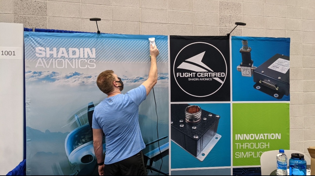 ShadinAvionics's tweet photo. The countdown continues! One more day until NBAA 2021! Our team is setting up the booth and can't wait for the show to open. #NBAA2021 https://t.co/OKtxDCmGzj