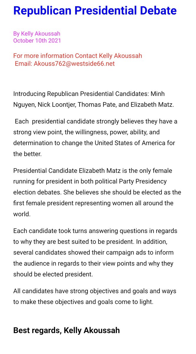 WHSTexasDem's tweet photo. Press Releases for the week of October 4th. https://t.co/iJfvsDpTG0