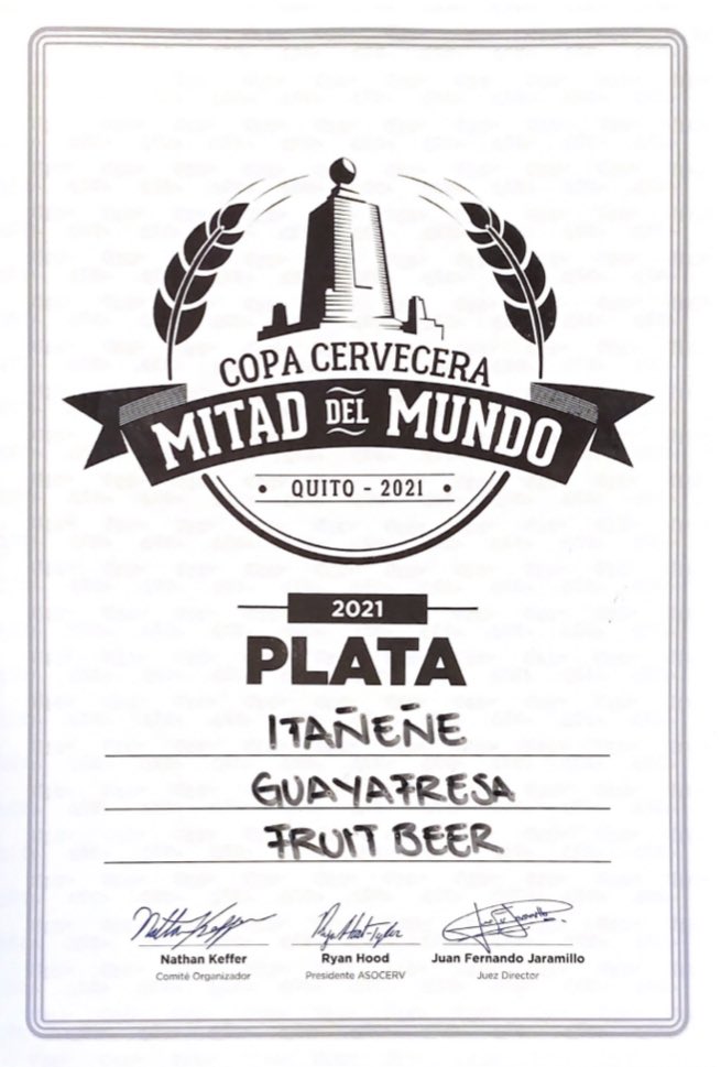 🥇🥈Estamos muy contentos de compartir con ustedes los nuevos premios que acabamos de recibir directo de la competencia @beer_mitaddelmundo en Ecuador-Quito 🥈🥇

🍻Felices de poder seguir haciendo cervezas con mucha pasión y que se vea reflejado 🍻

#itañeñe #itañeñesoytufan