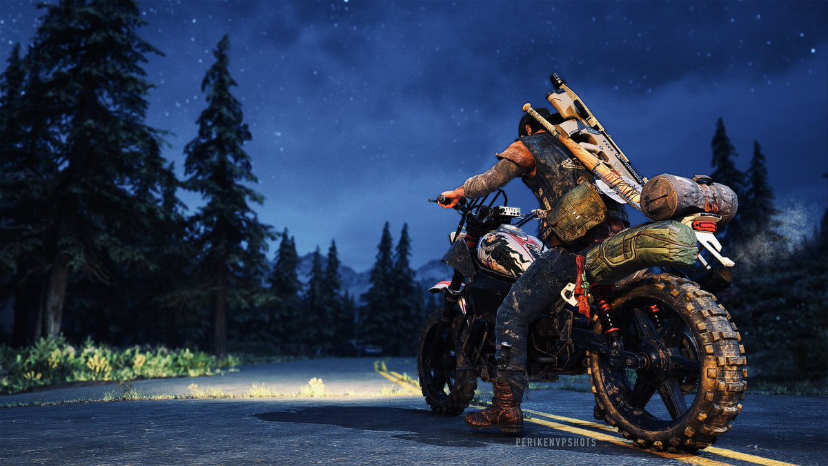 PerikenVPshots's tweet photo. Time for an evening ride on the Broken Road
//
Game: DAYS GONE
Developer: Bend Studio @BendStudio
//
#daysgone #deaconstjohn #daysgonegame #daysgoneps4 #virtualphotography #photomode #ps4 #gameplexus #zarngaming #VPGamers #VGPUnite #VGPNetwork #ArtisticofSociety https://t.co/n4Tw4PLSk2