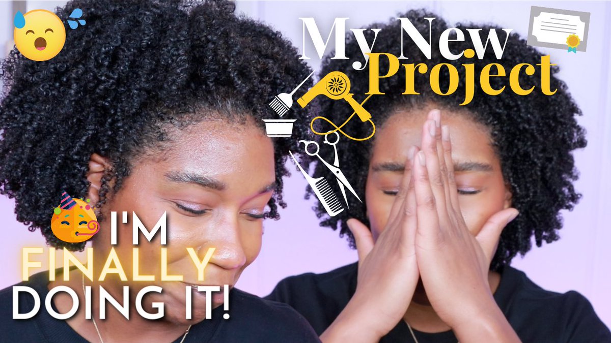 #NewVideo So excited to share with you my NEW Journey! #NaturalHair youtube.com/watch?v=Kcc9Gt… ❤