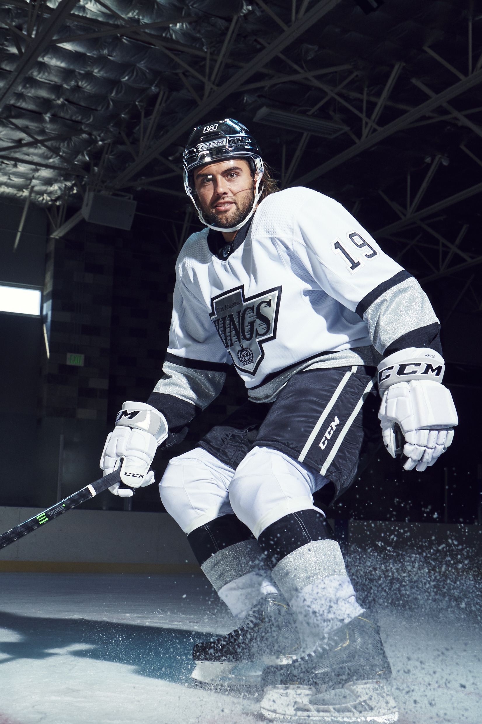 Los Angeles Kings Firstar Gamewear Pro Performance Hockey Jersey with Customization White / Custom