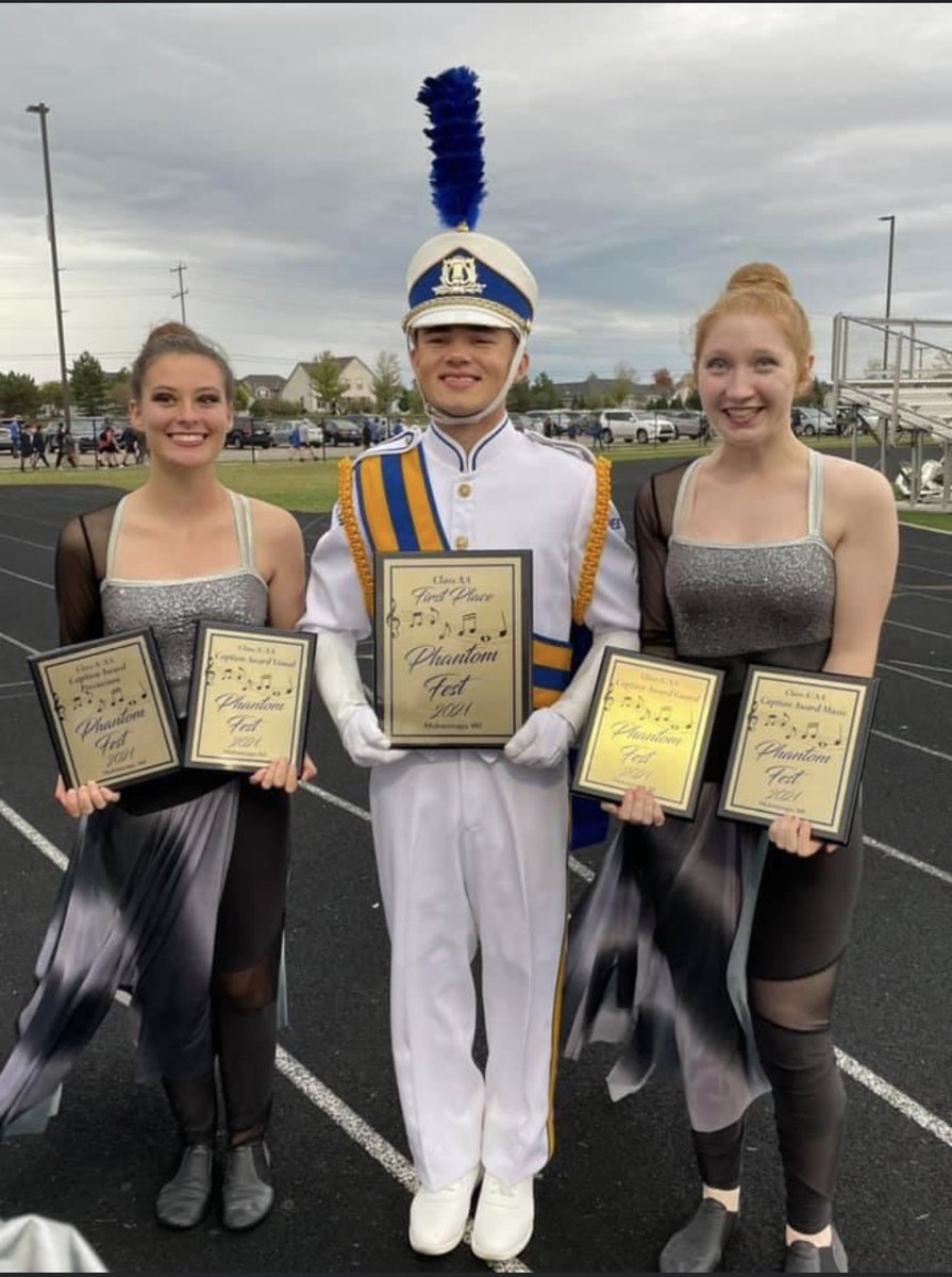 So proud of the band for their performance yesterday afternoon! Swept every caption award in A/AA and first place!