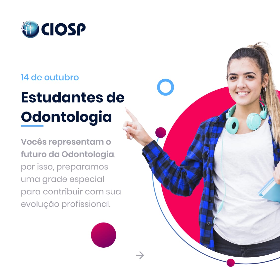 Odontologia_CFO's tweet photo. ✅ Ei, acadêmico, participe do CIOSP on-line e comece com o pé direito.
👋 Ah, e não esqueça de marcar aquele amigo que ainda não sabe do nosso evento on-line, tá? #CIOSPonline #CIOSPacadêmico #CFO
✅ Confira: https://t.co/No8DVAQ14k https://t.co/jg8HCA34aU