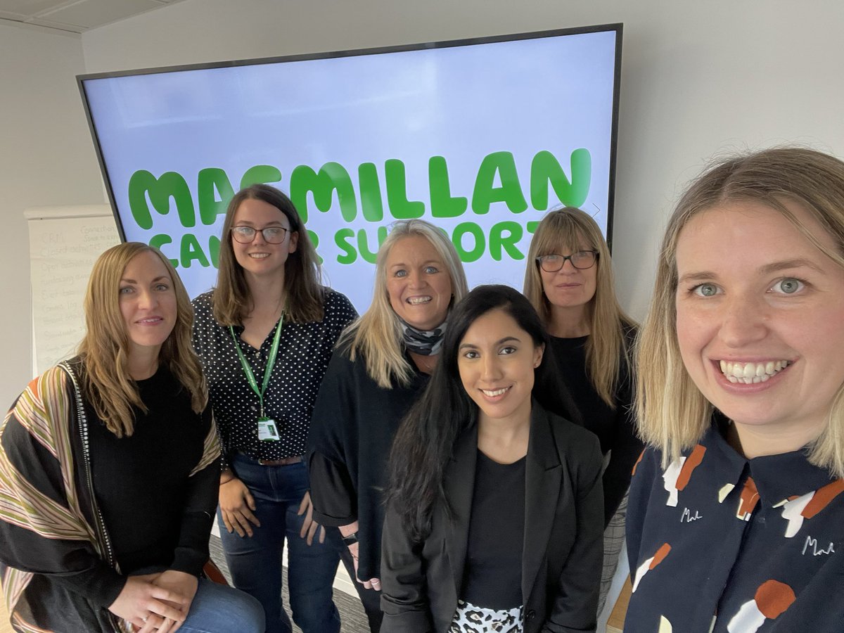 Our first face to face meeting as a West Midlands fundraising team today and it was so great to hear the the sound of great ideas and laughter. Some times you just can’t beat being in the same room together. 
@MacmillanWMids