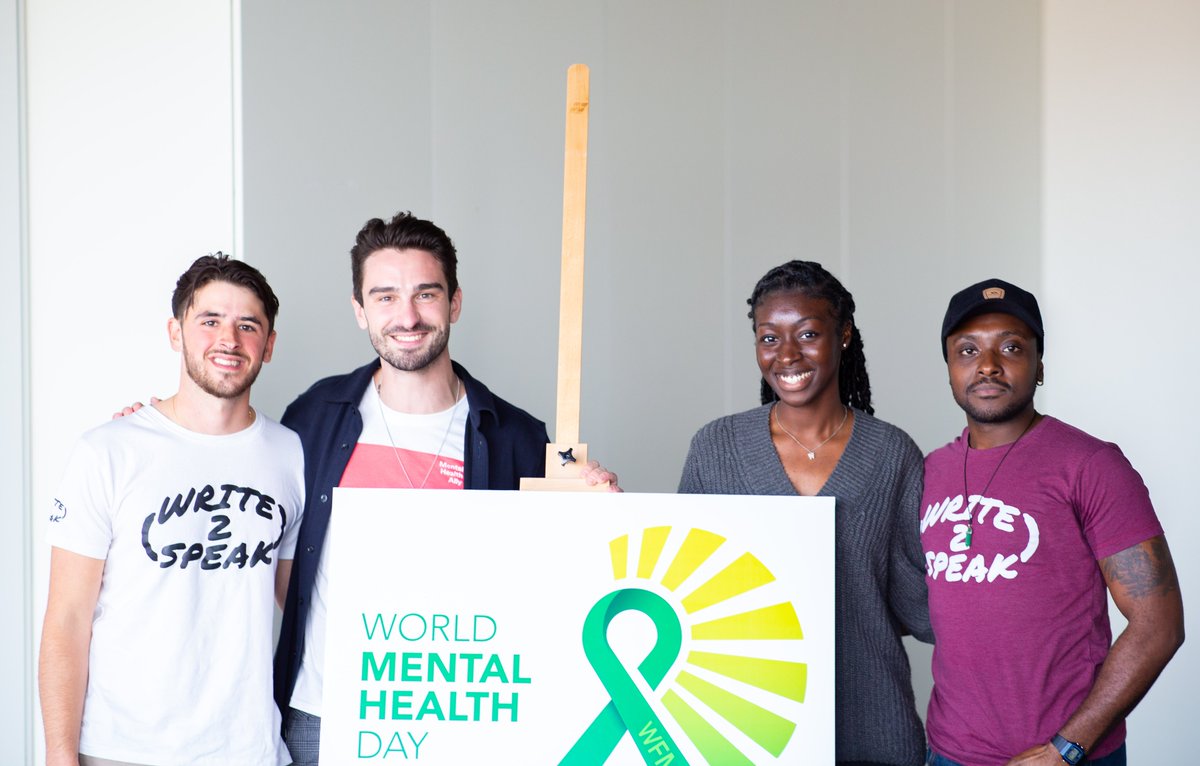 It was an absolute pleasure welcoming Tyler Luke Cunningham and <a href="/YGoodlink/">Yossi Spoken Word</a> to Sea Containers today, for an exclusive webinar in celebration of #WorldMentalHealthDay ! Have a look at their amazing work with Write2Speak write2speak.co.uk