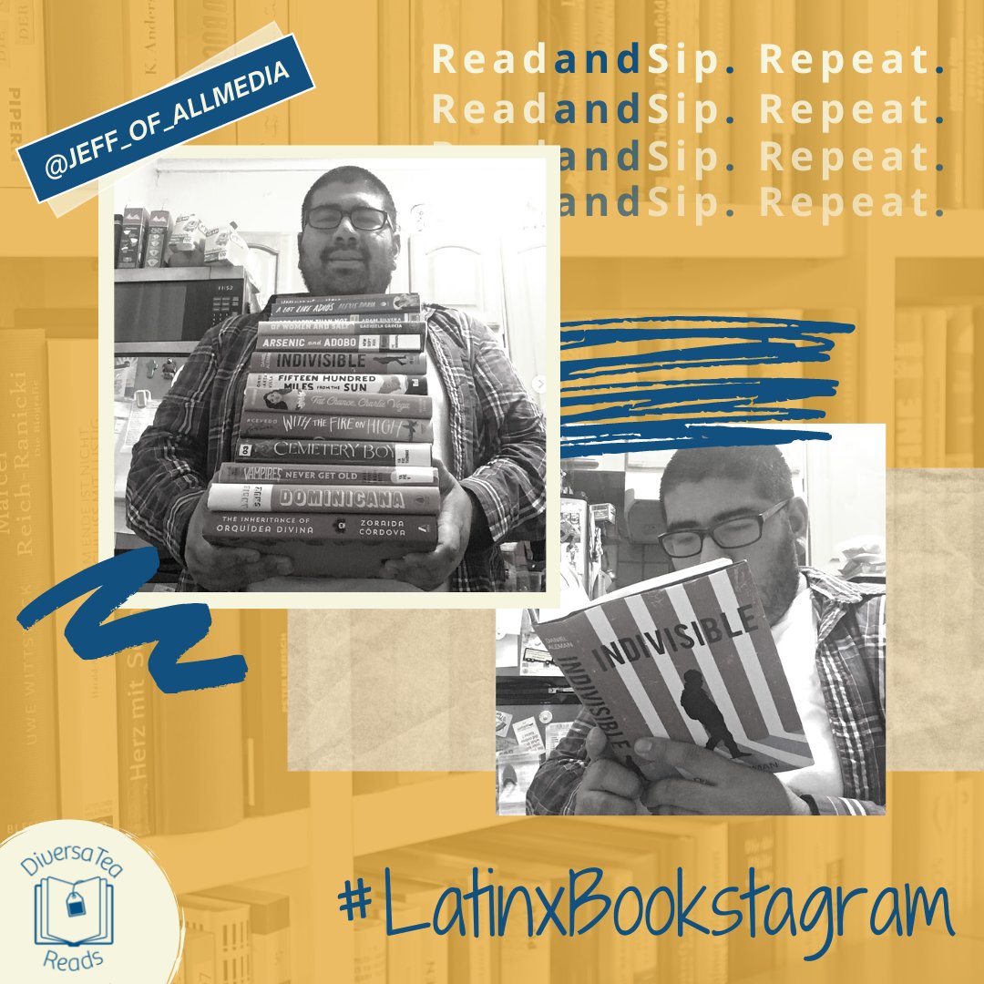 DiversaTeaReads's tweet photo. As we celebrate #LatinxHeritageMonth, we want to show love to #LatinxBookstagrammers.⠀

Today's feature is https://t.co/WG1dUjopR8. Make sure to head to this IG profile to show some love with a follow and a few double taps! https://t.co/o6tNYON3Da