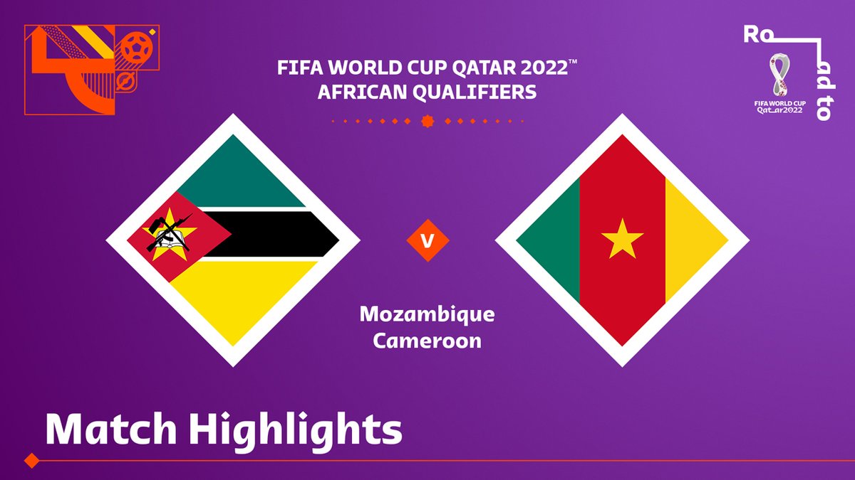 🎥 Match Highlights: 🇲🇿 0-1 🇨🇲    

Michael Ngadeu-Ngadju's goal gives Cameroon a 2nd consecutive win over their guests 🦁

#WorldCup | #WCQ | @moz_osmambas | @FecafootOfficie