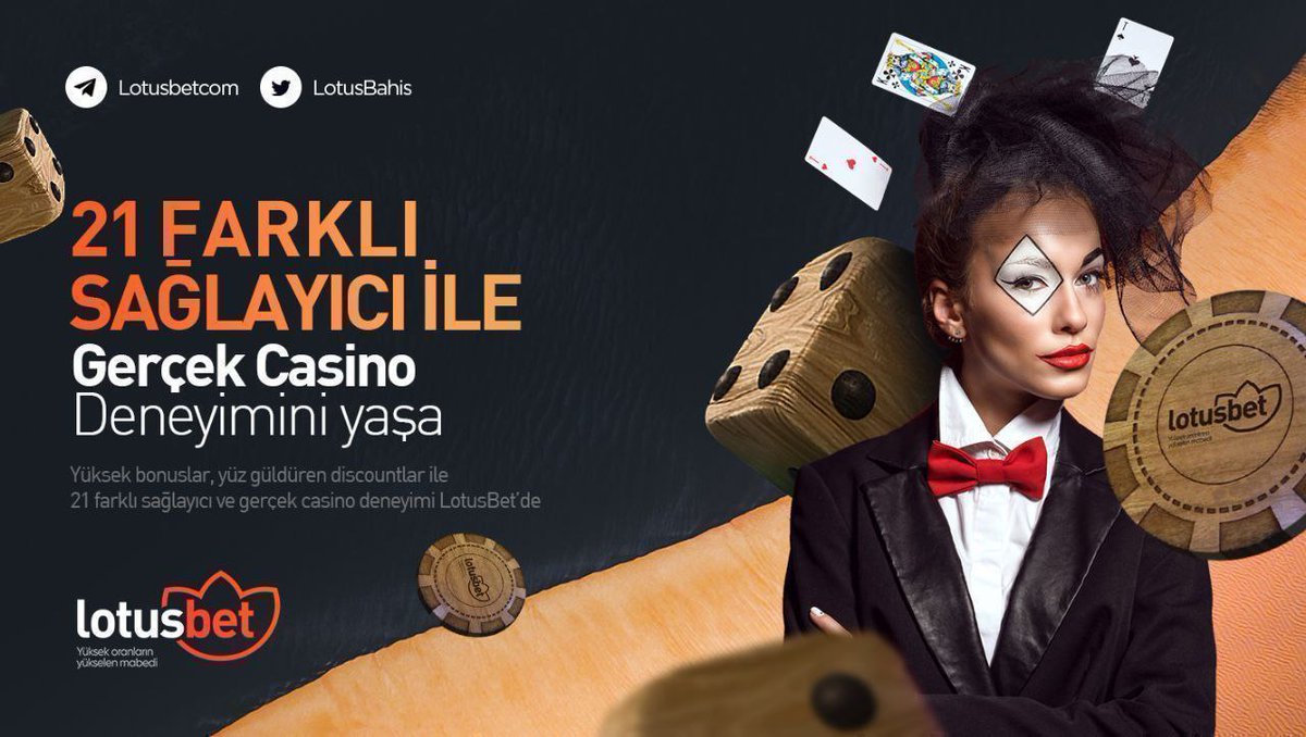 lotusbahis's tweet photo. Dünyaca ünlü Casinoları ayağınıza
kadar getirdik. 🃏

Şaşırtıcı derecede Canlı! 🎰

Pazartesi sendromunu, dünyaca
ünlü Canlı Casino sunucularımızla
üzerinizden atın. 🎲

Gerçek Casino deneyimini
LotusBet'de yaşa,farkı hisset!

✨Lotus Casino-> https://t.co/M2CLmgcPGJ https://t.co/u5I3gJCdiR